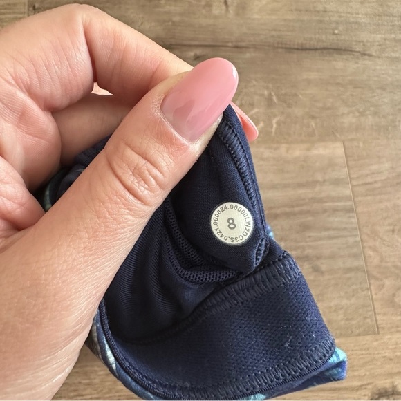 Lululemon Wunder Train Sports Bra Medium Support Flux Blue Multi Size 8 Women’s - Picture 7 of 7